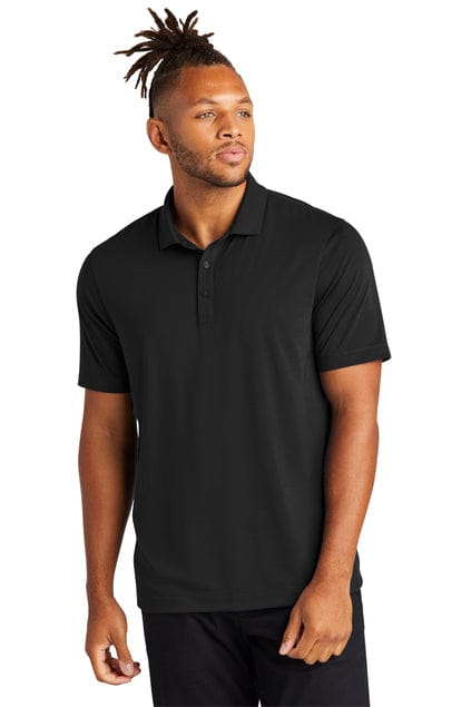 Mercer+Mettle Stretch Jersey Polo MM1014 in Deep Black