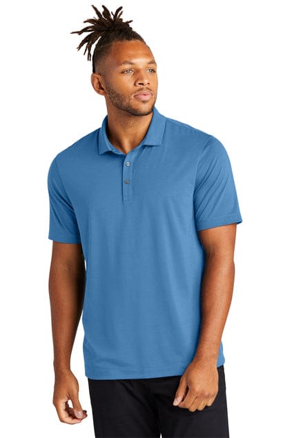 Mercer+Mettle Stretch Jersey Polo MM1014 in Parisian Blue