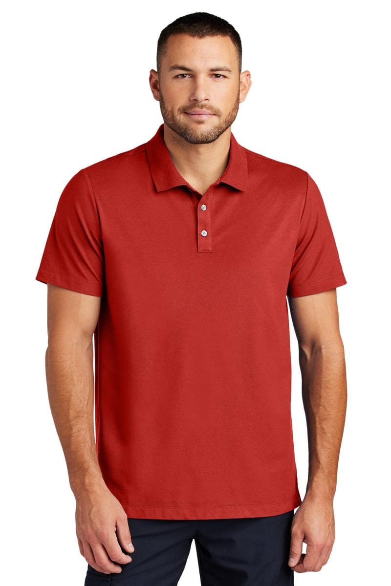 Mercer+Mettle Stretch Pique Polo MM1004 in Apple Red