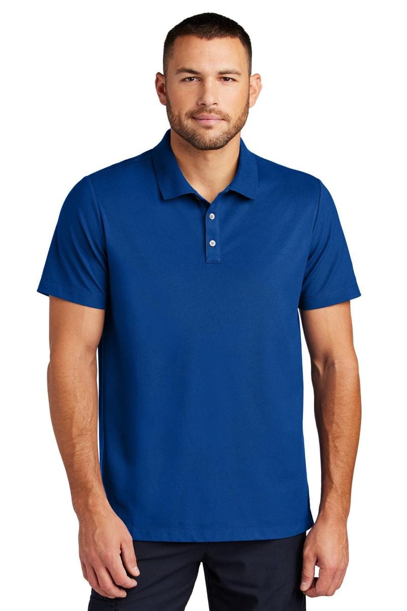Mercer+Mettle Stretch Pique Polo MM1004 in Blue Note