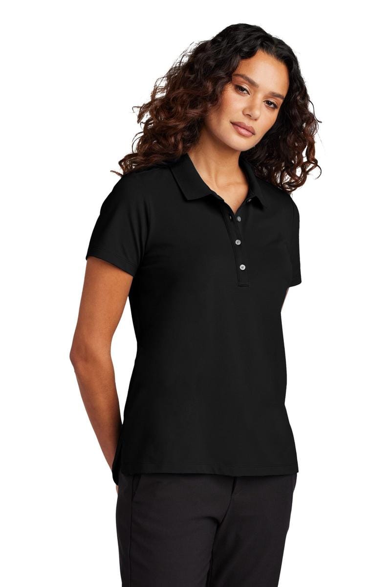 Mercer+Mettle Women's Stretch Pique Polo MM1005 in Deep Black