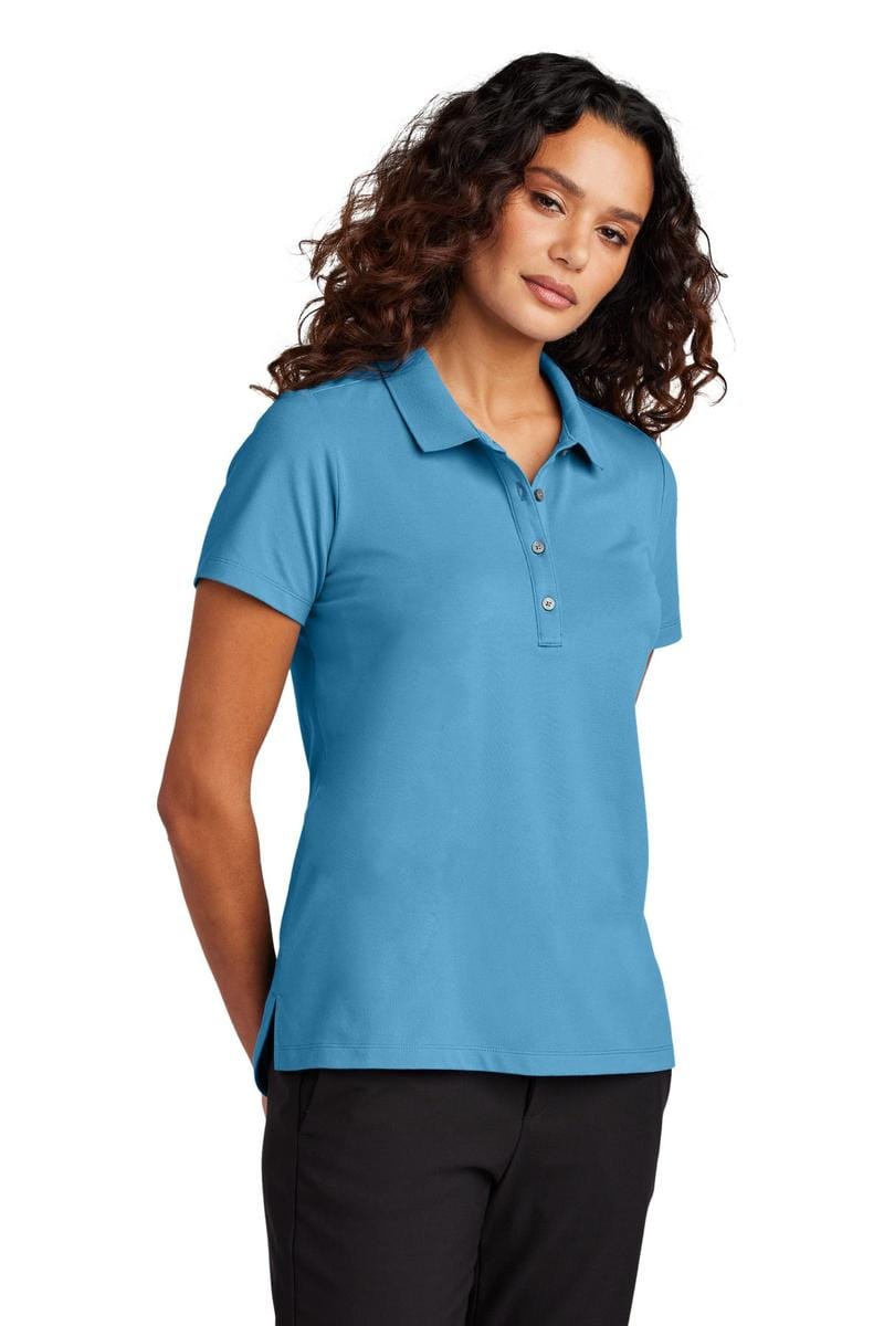 Mercer+Mettle Women's Stretch Pique Polo MM1005 in Parisian Blue