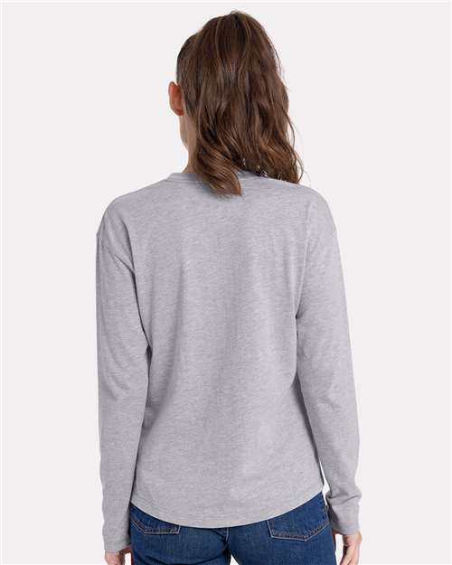 NL3911 Women's Cotton Relaxed Long Sleeve T-Shirt in 