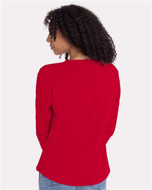 NL3911 Women's Cotton Relaxed Long Sleeve T-Shirt in 