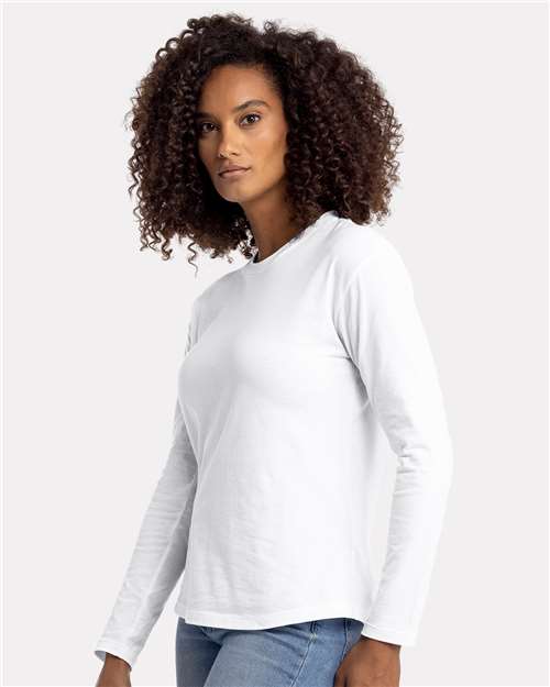 NL3911 Women's Cotton Relaxed Long Sleeve T-Shirt in 