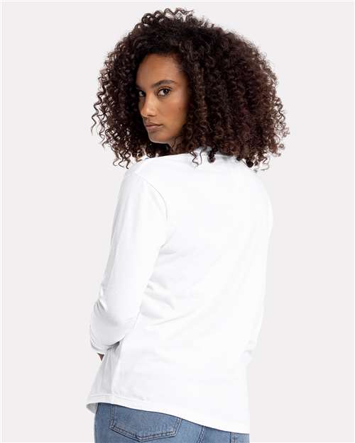 NL3911 Women's Cotton Relaxed Long Sleeve T-Shirt in 