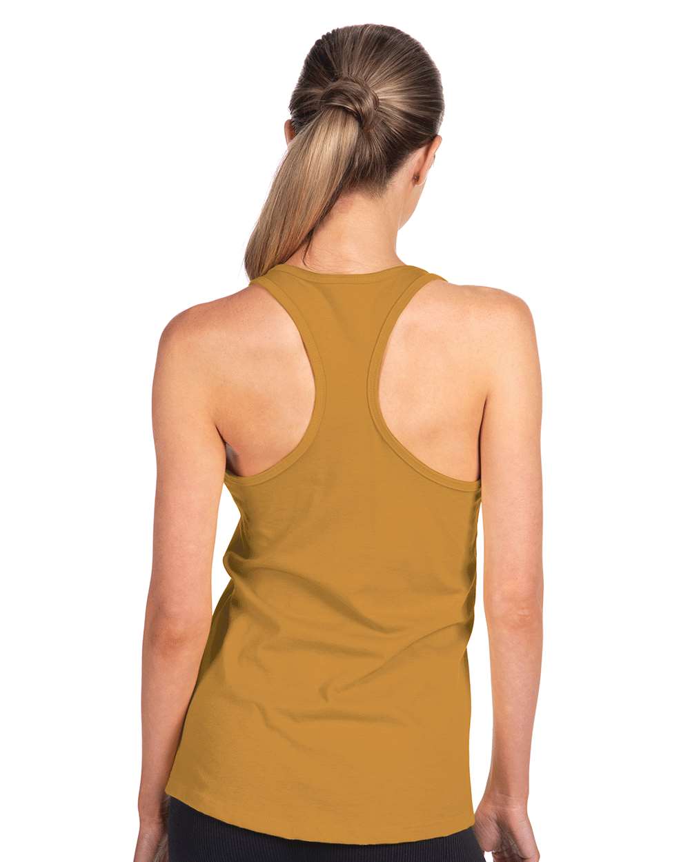 Next Level 1533 Women's Ideal Racerback Tank in Antique Gold