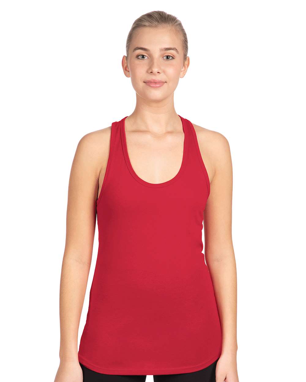 Next Level 1533 Women's Ideal Racerback Tank in Red