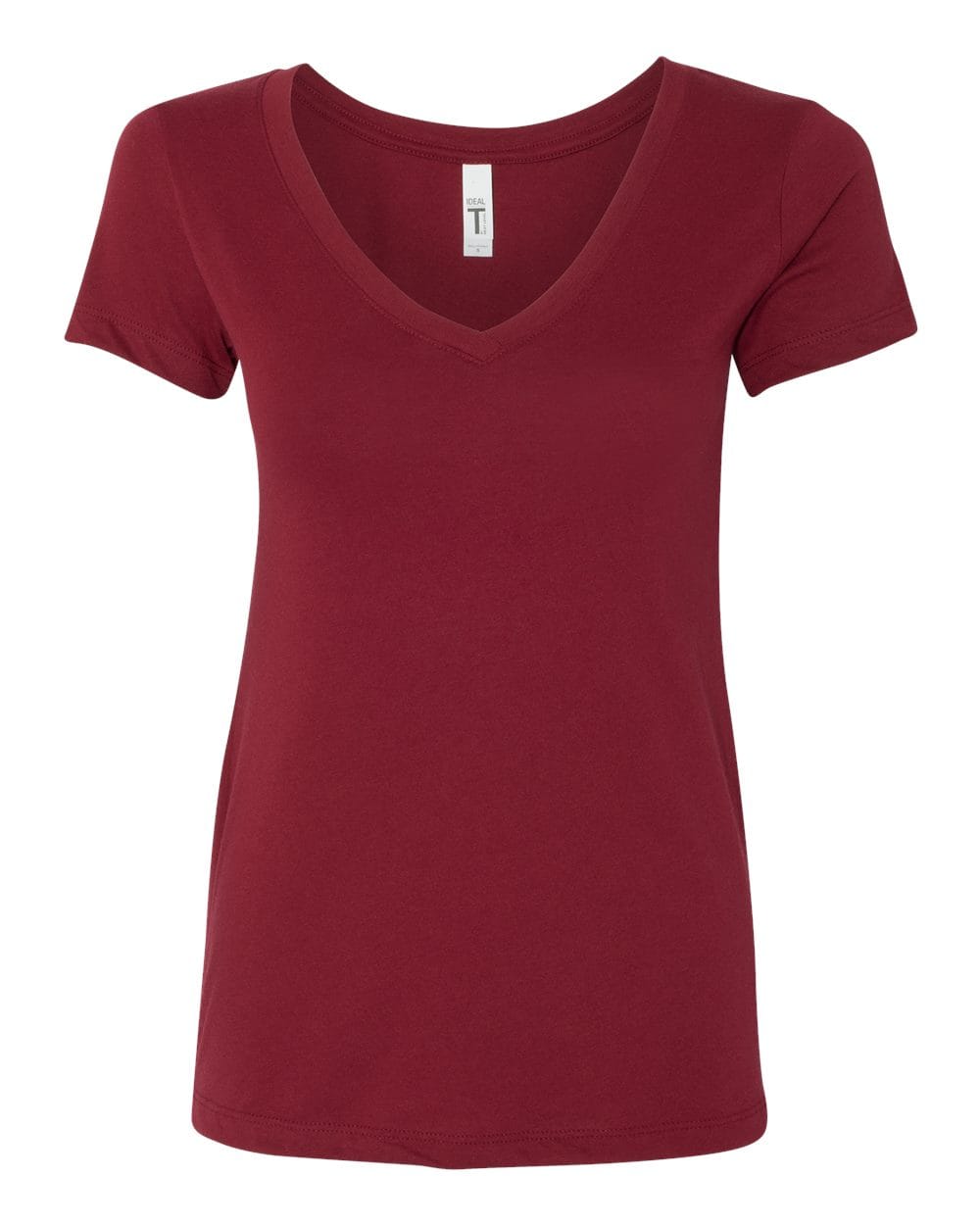 Next Level 1540 Women's Ideal V-Neck T-Shirt in Cardinal
