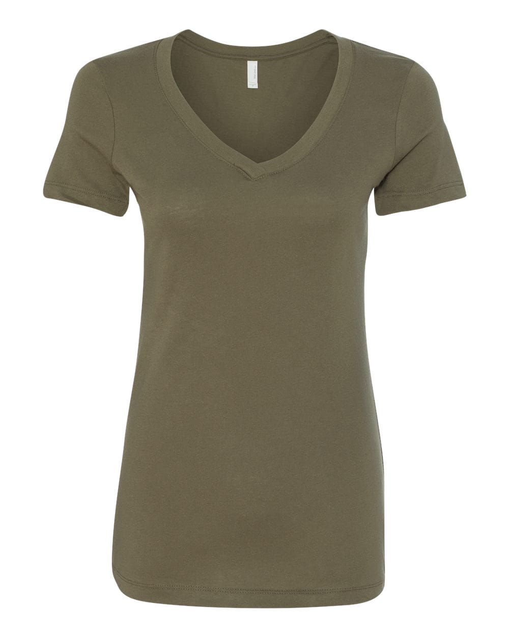 Next Level 1540 Women's Ideal V-Neck T-Shirt in Military Green