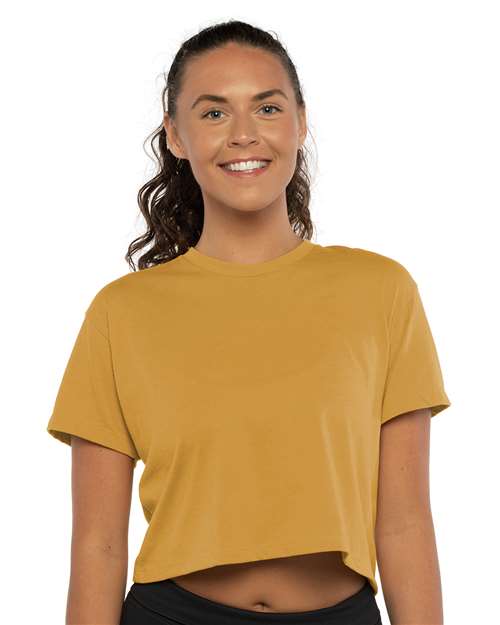 Next Level 1580 Women's Ideal Crop Top in Antique Gold