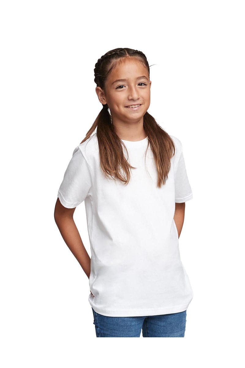 Next Level 3310: Youth Cotton Crew in White