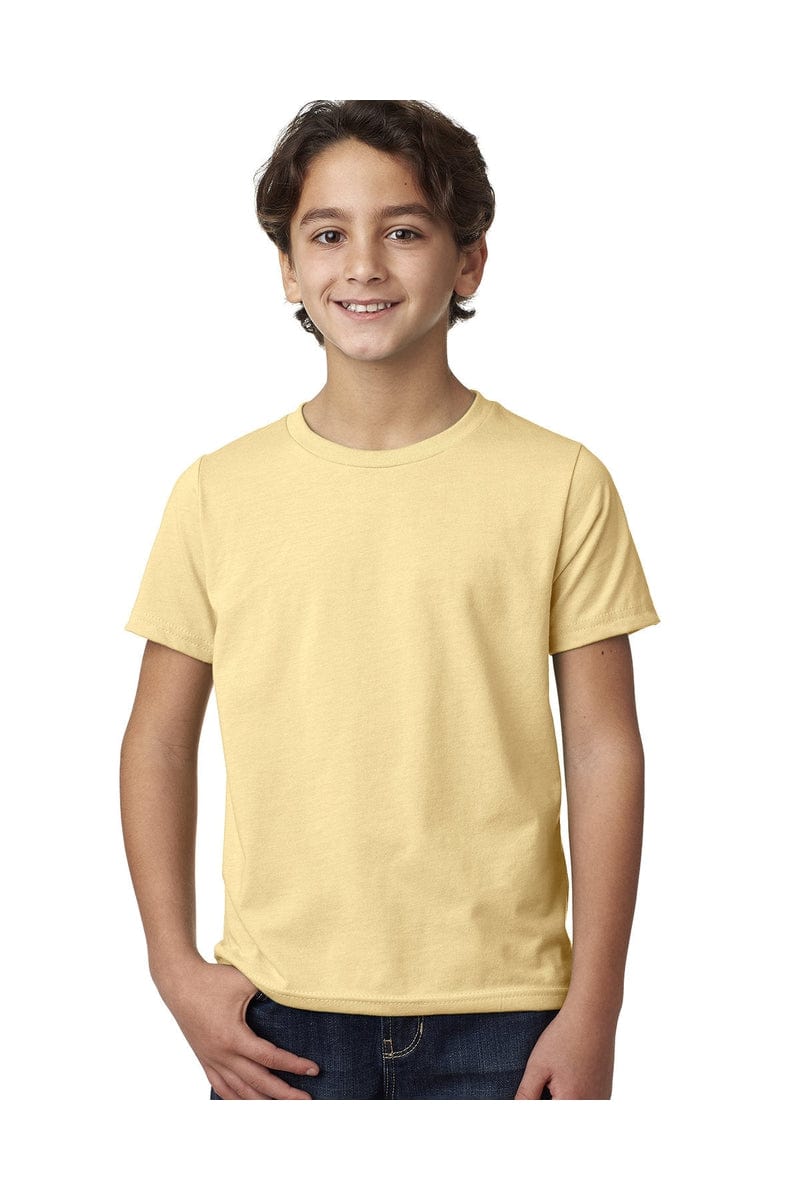 Next Level 3312: Youth CVC Crew in Banana Cream