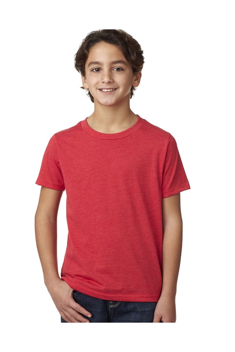 Next Level 3312: Youth CVC Crew in Red