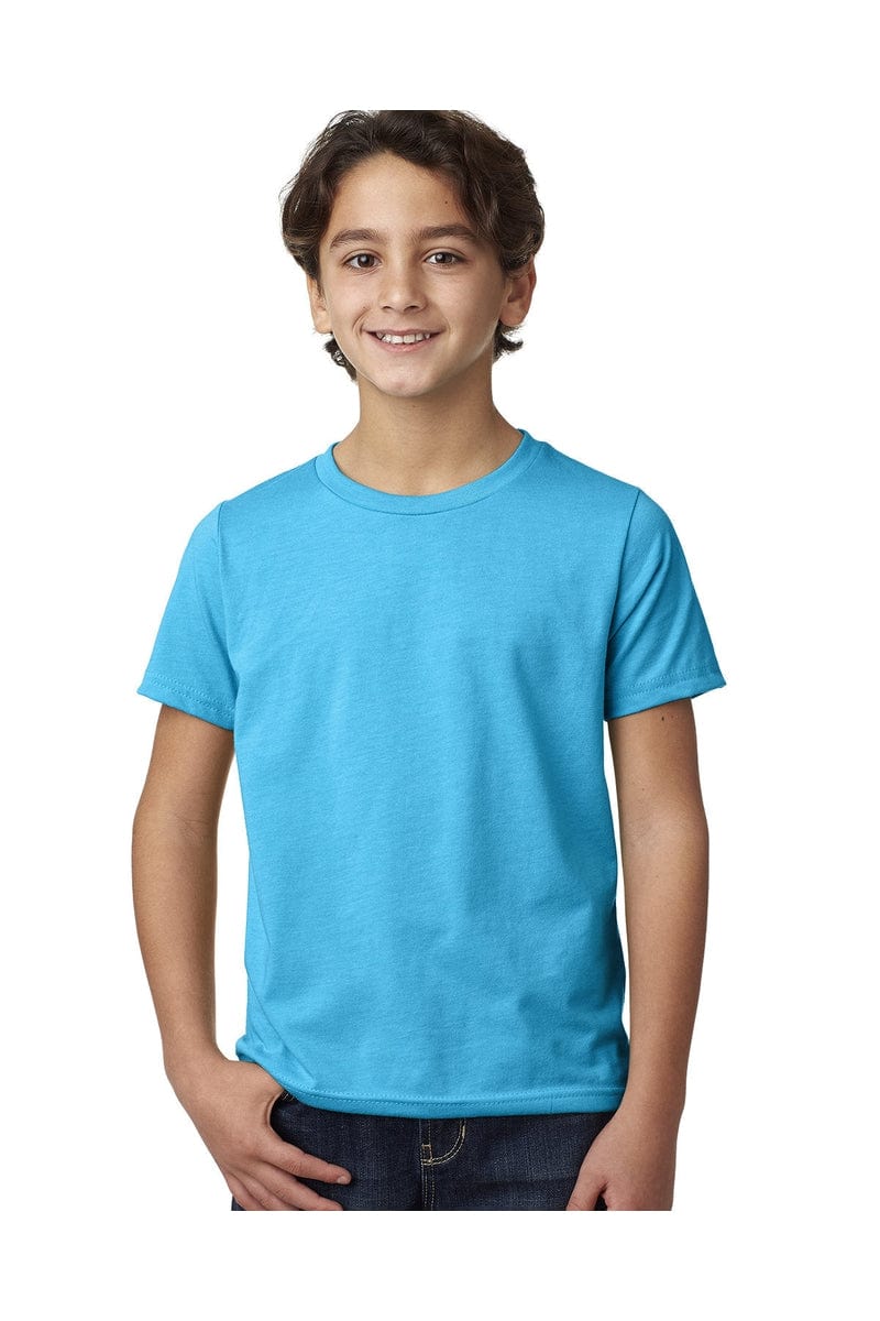 Next Level 3312: Youth CVC Crew in Turquoise
