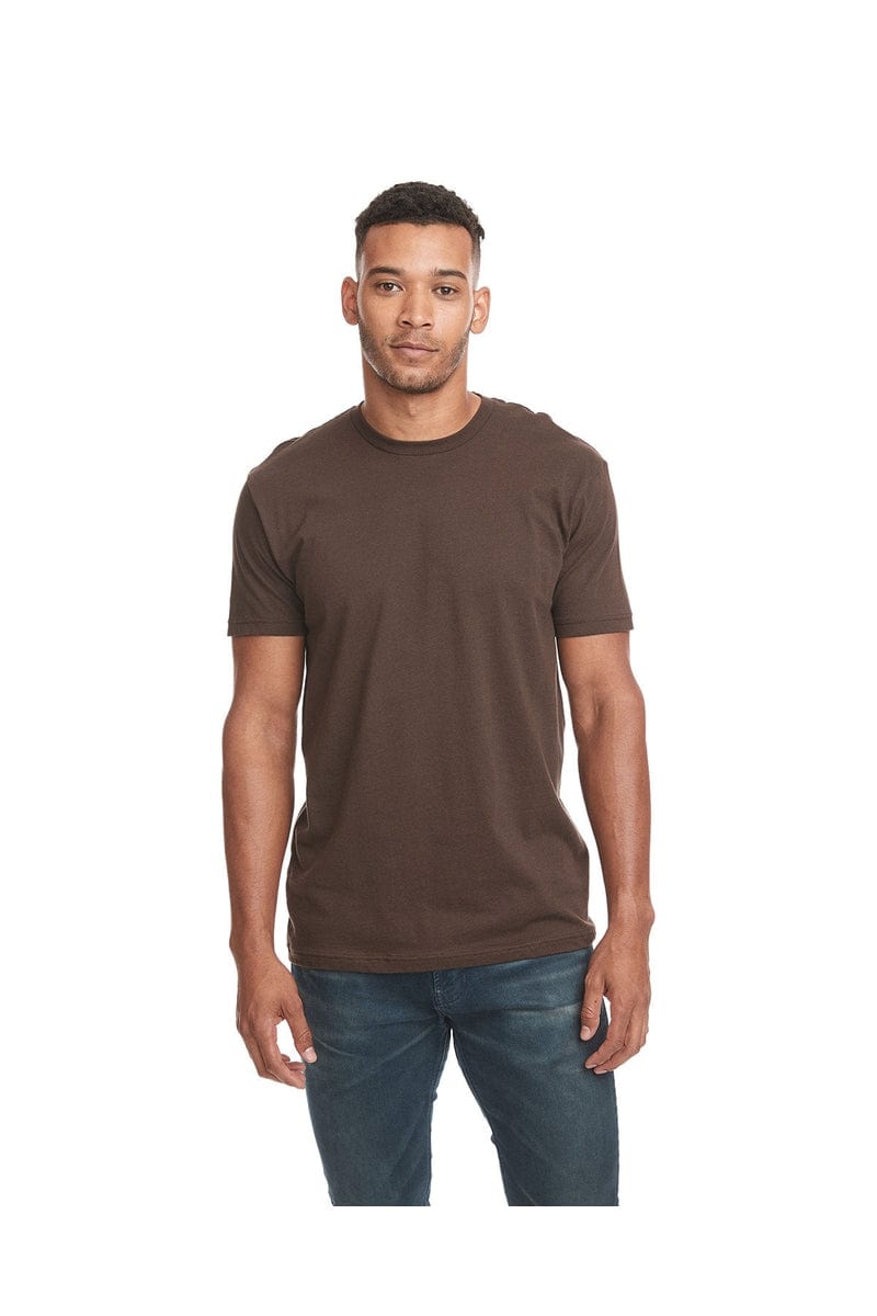 Next Level 3600: Unisex Cotton T-Shirt in Dark Chocolate