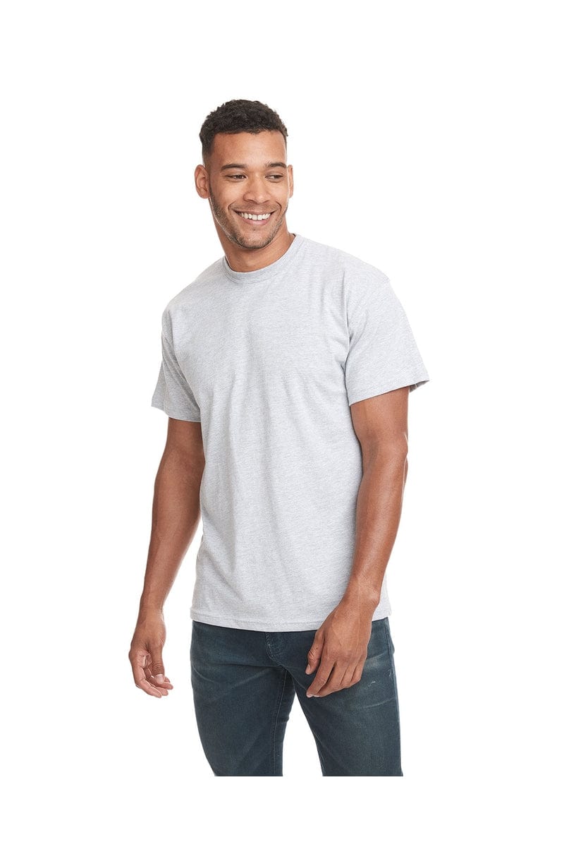 Next Level 3600: Unisex Cotton T-Shirt in Heather Gray