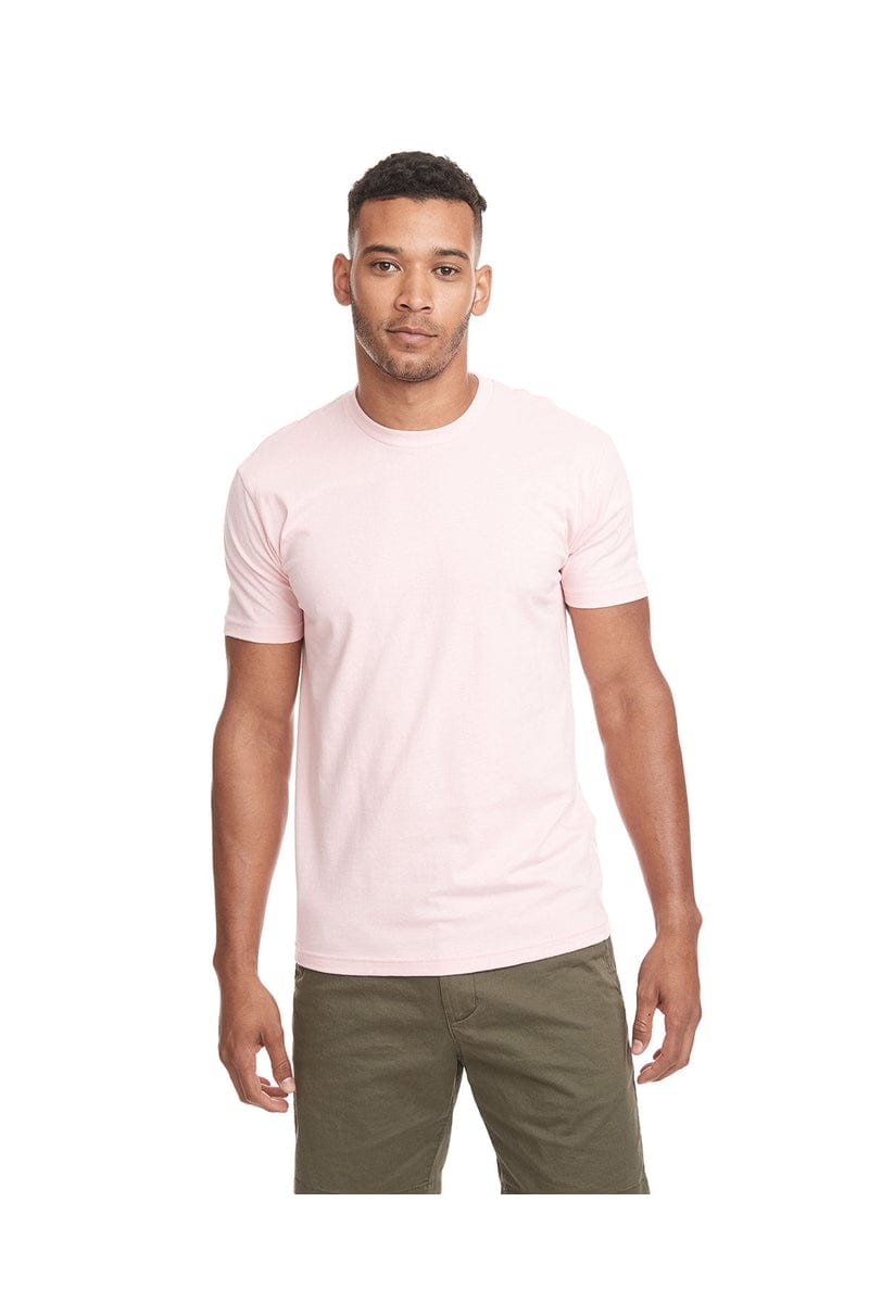 Next Level 3600: Unisex Cotton T-Shirt in Light Pink