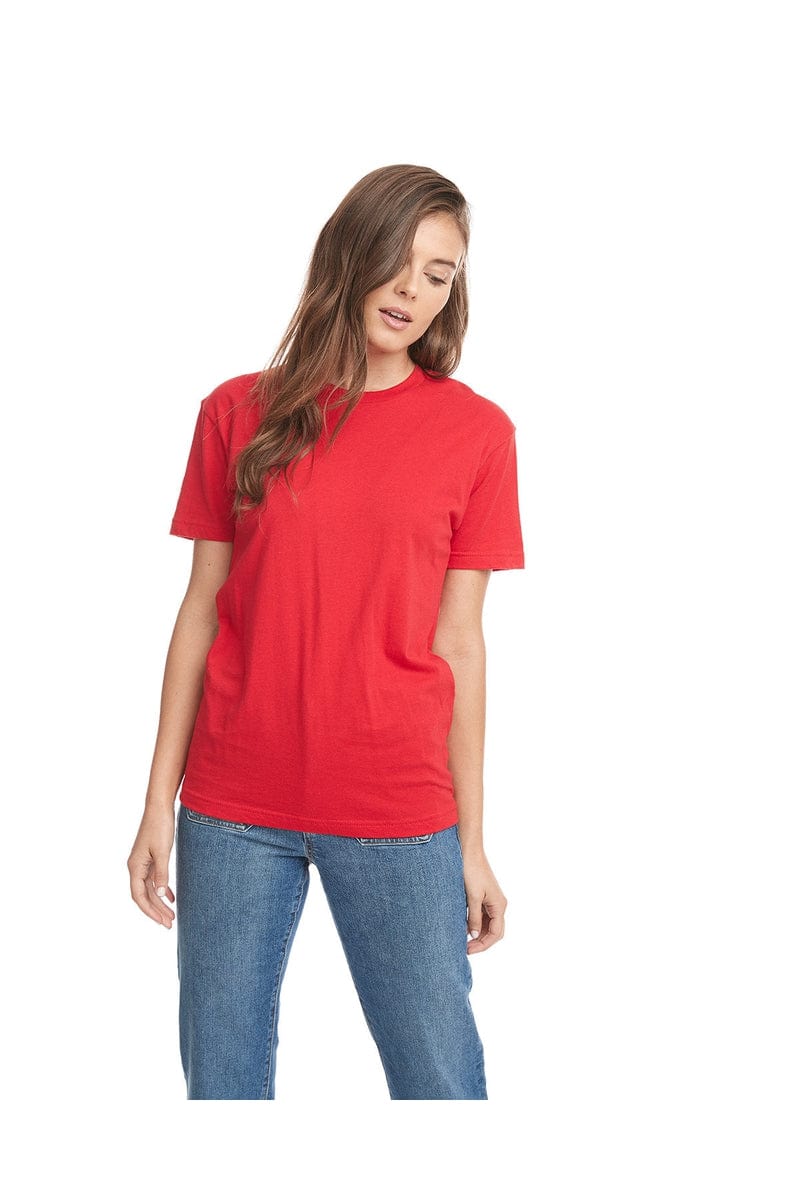 Next Level 3600: Unisex Cotton T-Shirt in Red