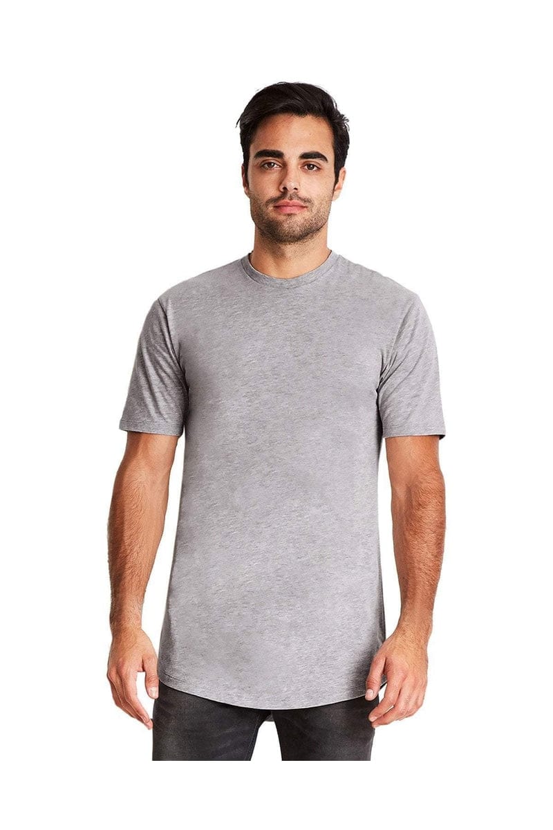 Next Level 3602: Men's Cotton Long Body Crew in 