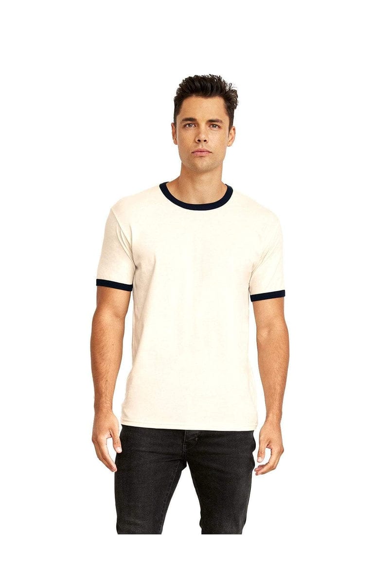 Next Level 3604: Unisex Ringer T-Shirt in 