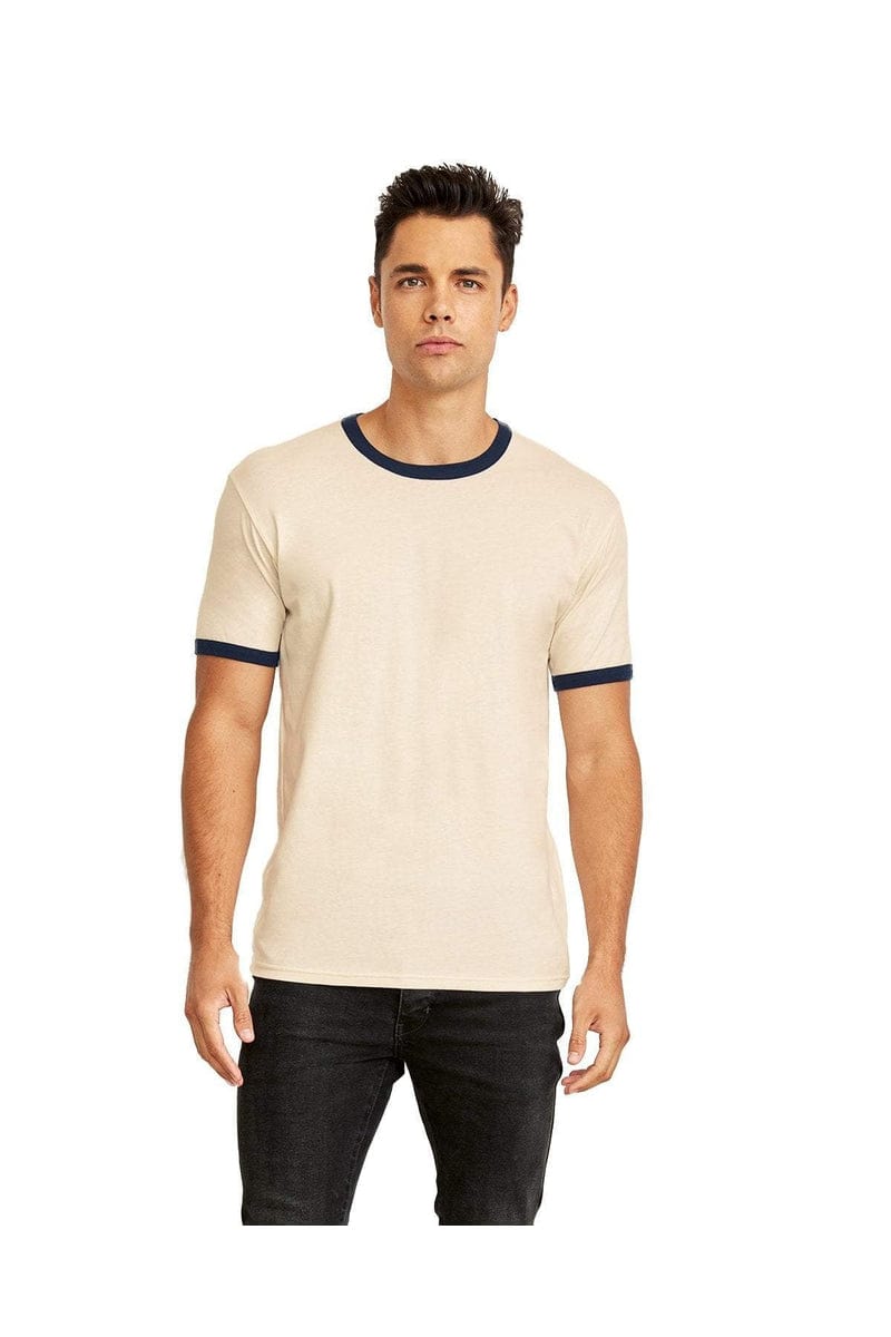 Next Level 3604: Unisex Ringer T-Shirt in 