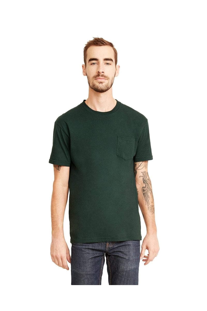 Next Level 3605: Unisex Pocket Crew in 
