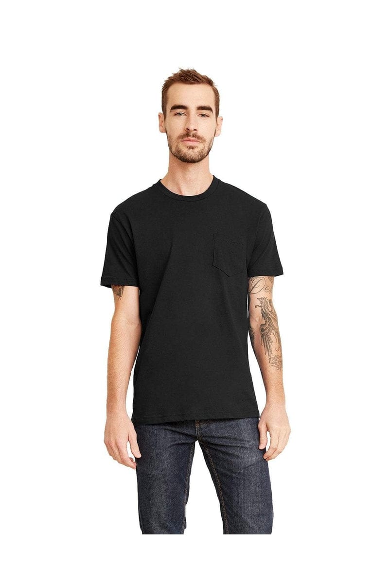 Next Level 3605: Unisex Pocket Crew in 