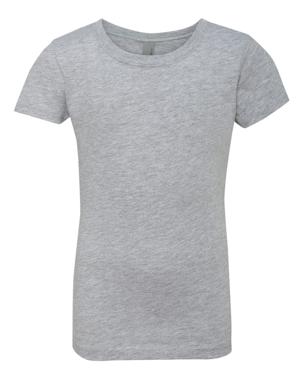 Next Level 3710 Girls’ Cotton Princess T-Shirt in Heather Grey