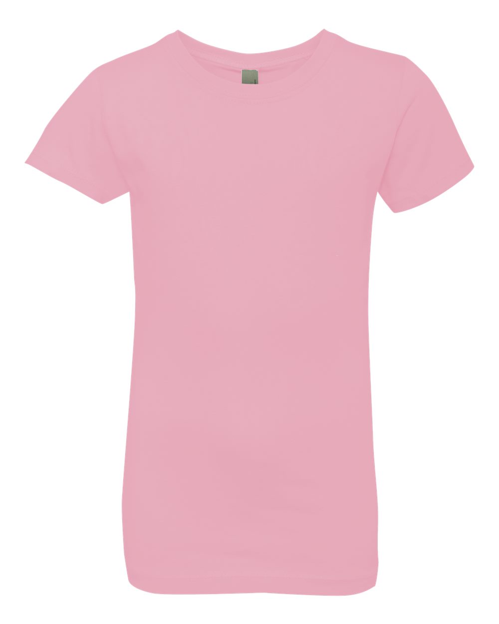 Next Level 3710 Girls’ Cotton Princess T-Shirt in Light Pink