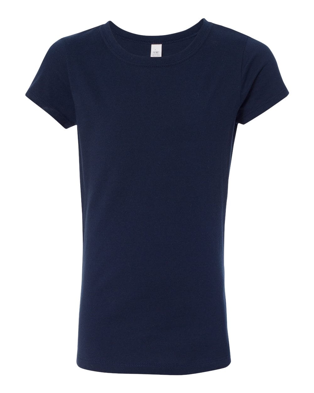 Next Level 3710 Girls’ Cotton Princess T-Shirt in Midnight Navy