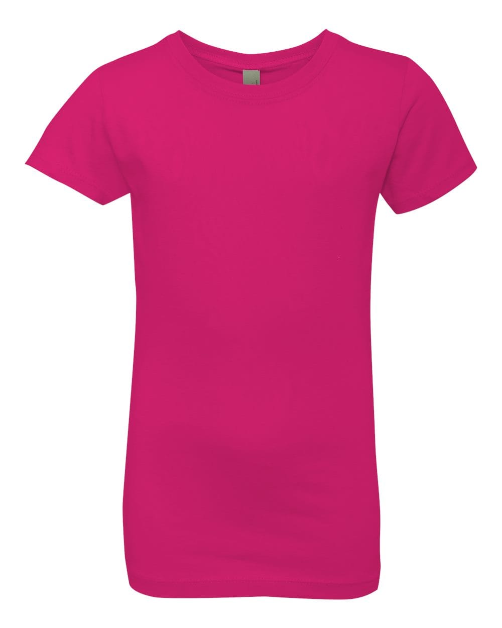 Next Level 3710 Girls’ Cotton Princess T-Shirt in Raspberry