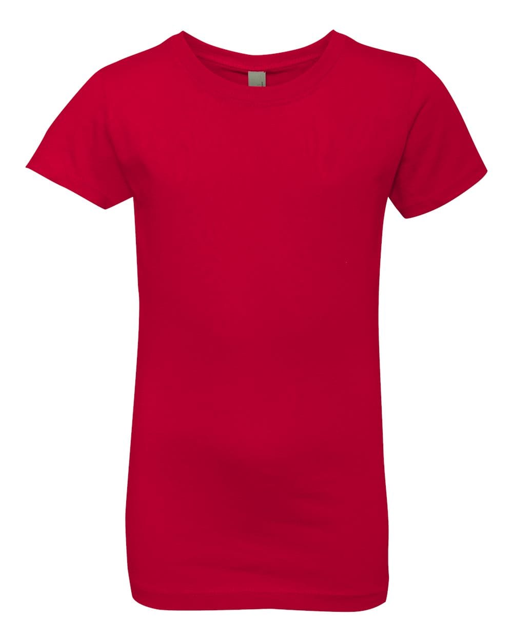 Next Level 3710 Girls’ Cotton Princess T-Shirt in Red