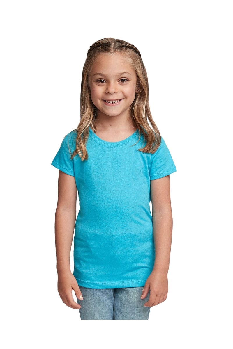 Next Level 3712: Youth Princess CVC T-Shirt in Bondi Blue