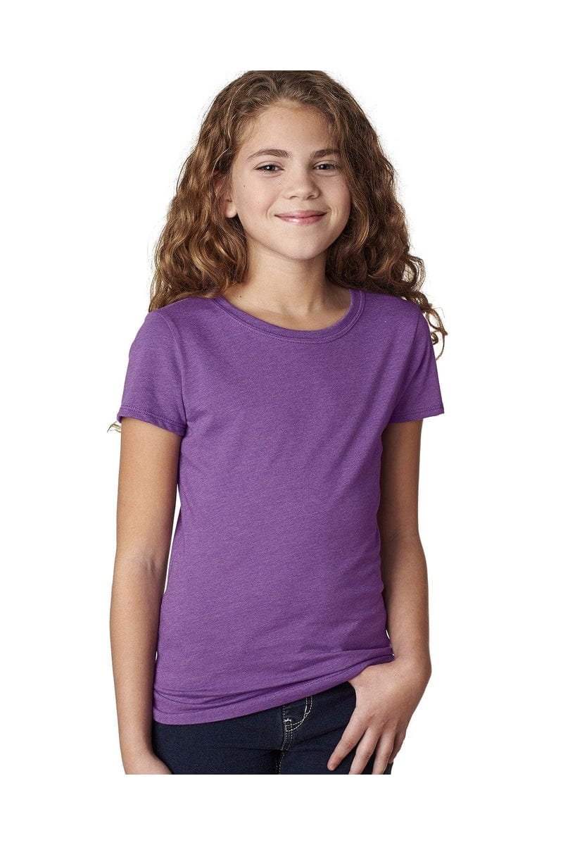 Next Level 3712: Youth Princess CVC T-Shirt in Purple Berry