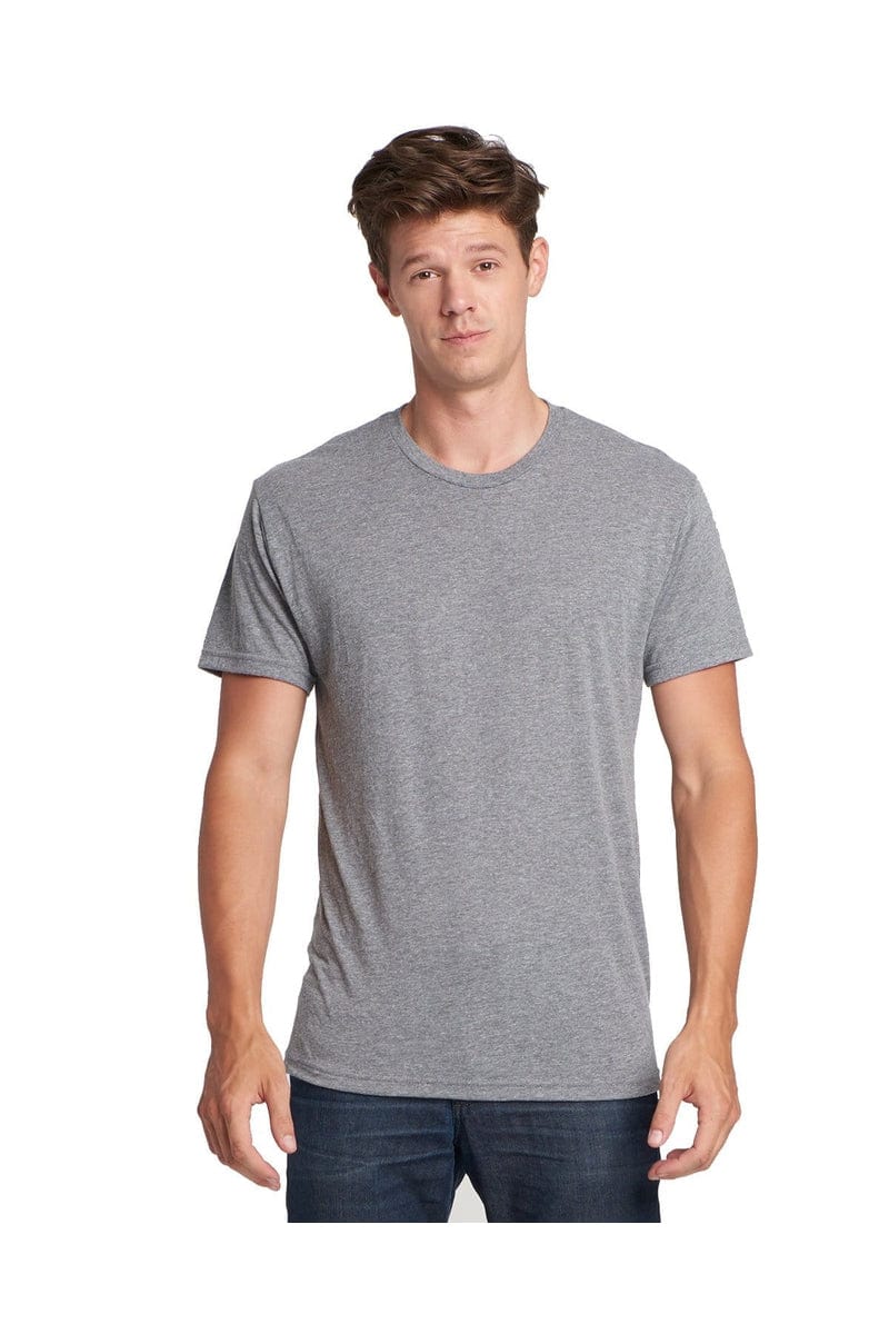 Next Level 6010A: Men's Made in USA Triblend T-Shirt in Premium Heather