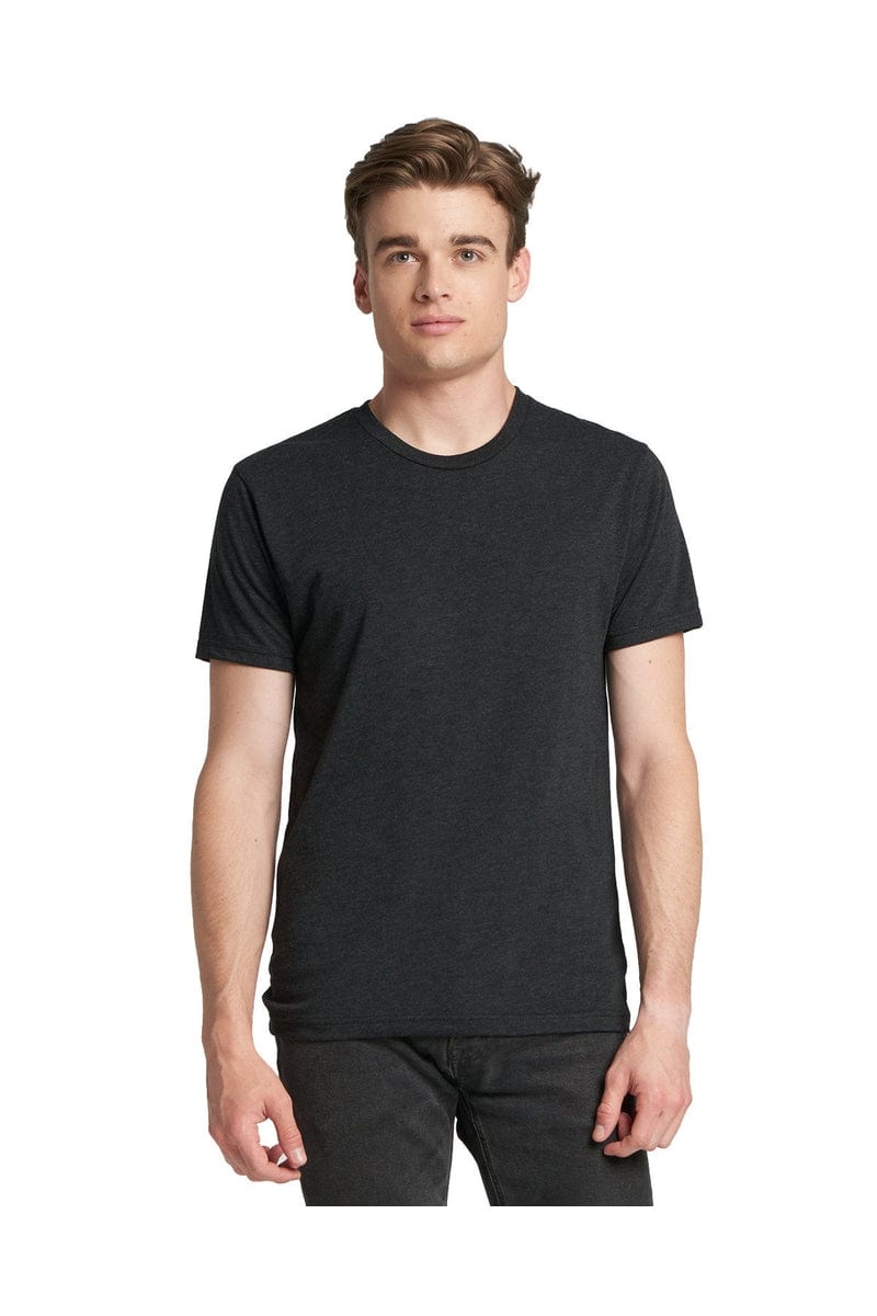 Next Level 6010A: Men's Made in USA Triblend T-Shirt in Vintage Black