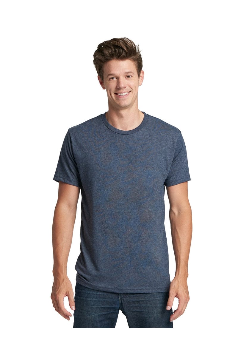 Next Level 6010A: Men's Made in USA Triblend T-Shirt in Vintage Navy