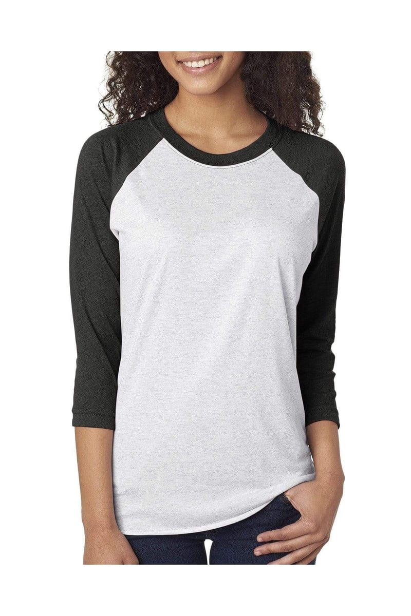 Next Level 6051: Unisex Triblend 3/4-Sleeve Raglan in 