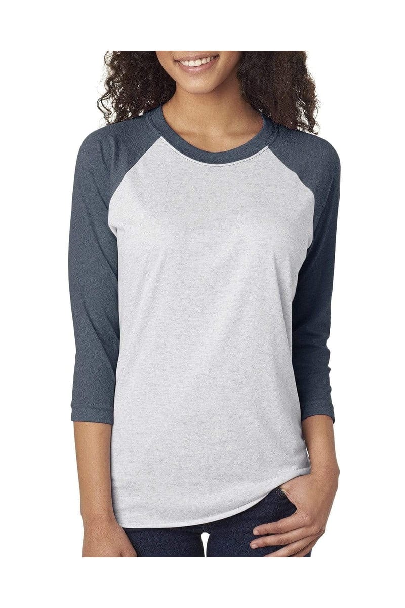 Next Level 6051: Unisex Triblend 3/4-Sleeve Raglan in 