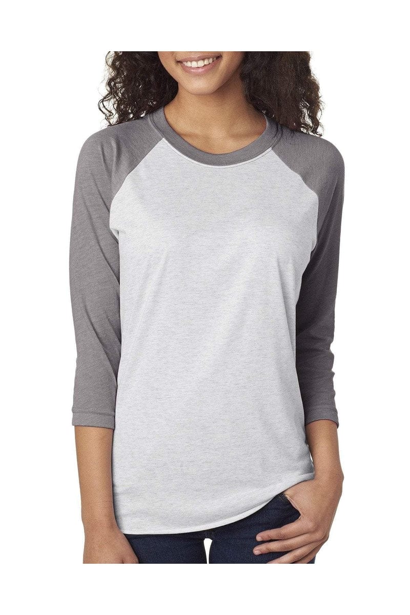 Next Level 6051: Unisex Triblend 3/4-Sleeve Raglan in 