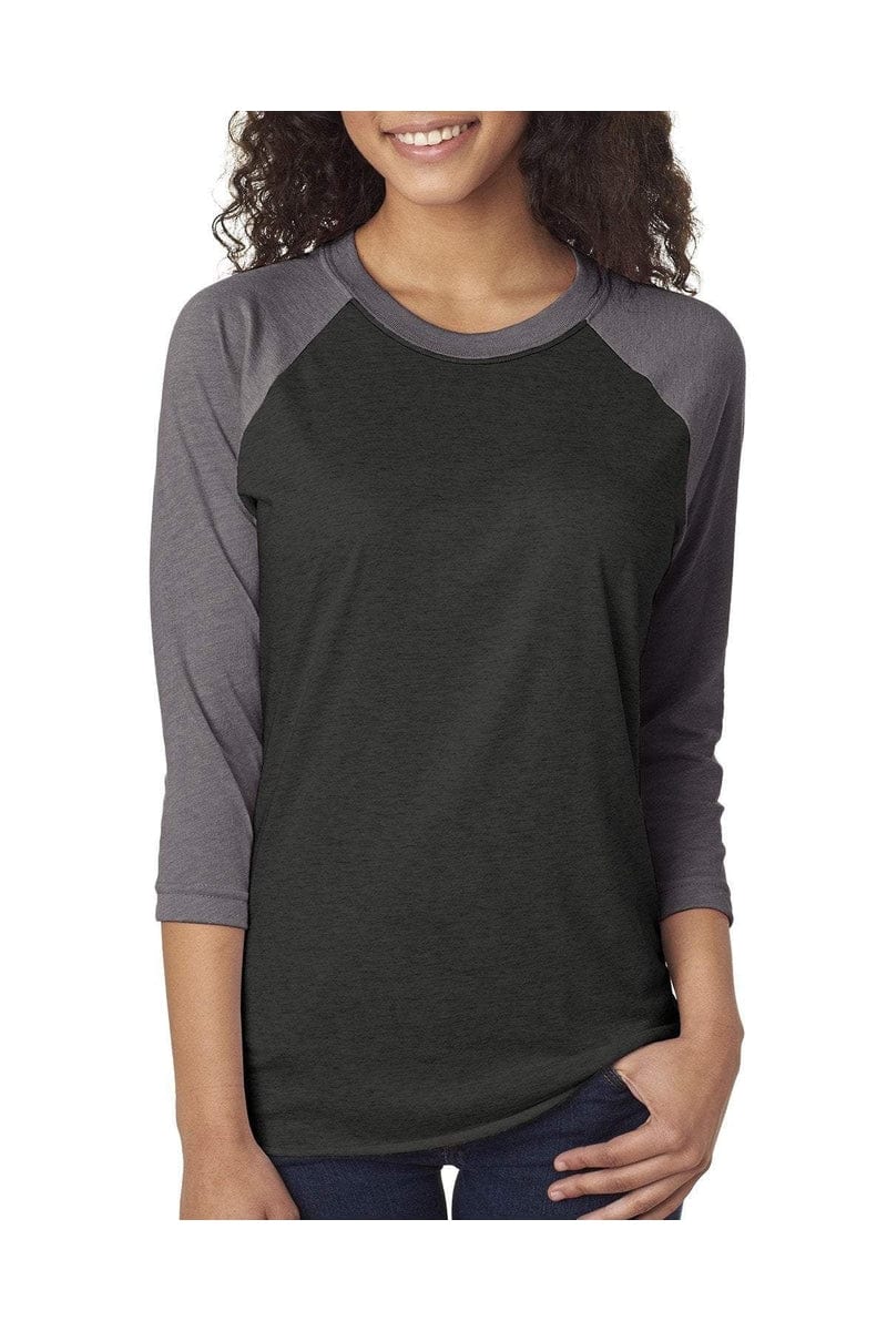 Next Level 6051: Unisex Triblend 3/4-Sleeve Raglan in 