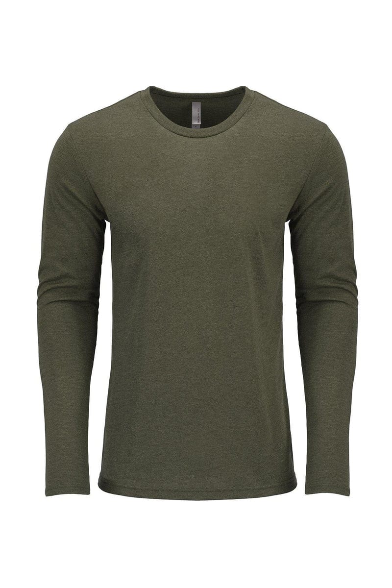 Next Level 6071: Men's Triblend Long-Sleeve Crew in 