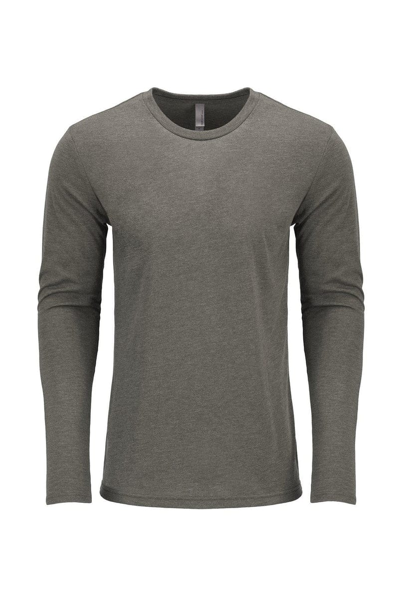 Next Level 6071: Men's Triblend Long-Sleeve Crew in 