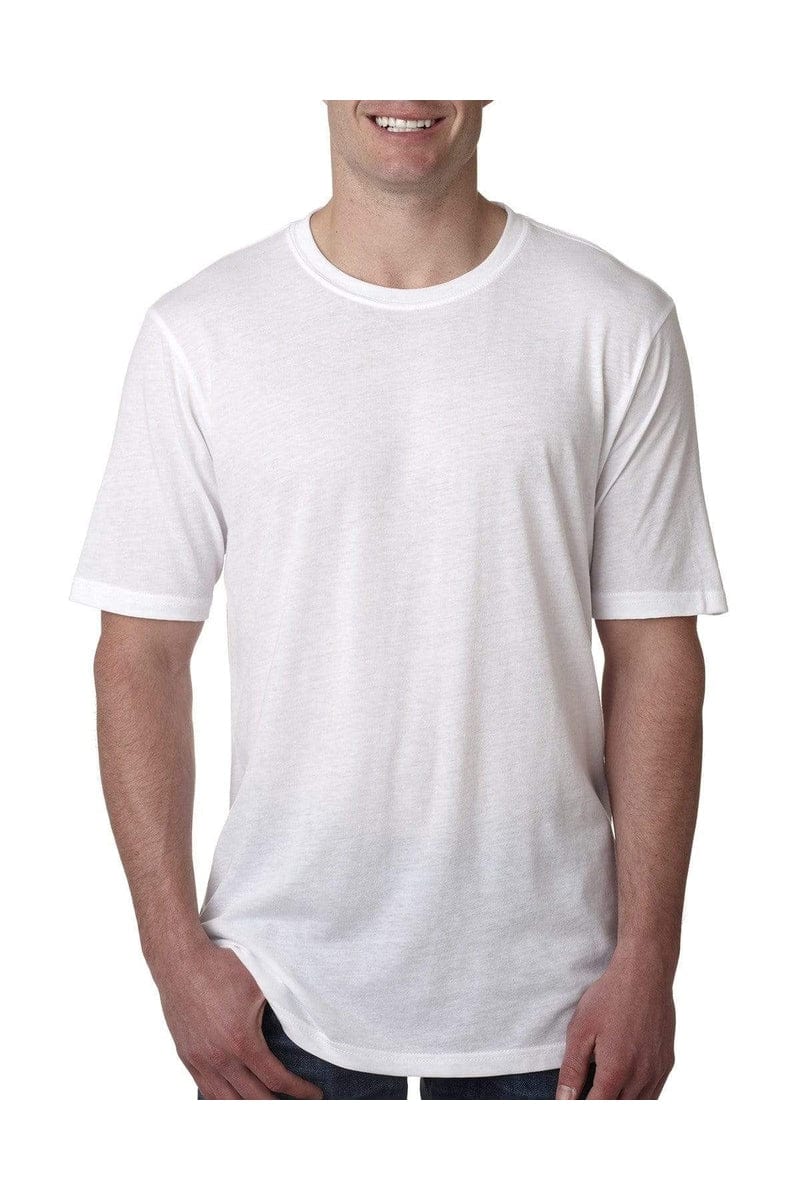 Next Level 6200: Unisex Poly/Cotton Crew T-Shirt in 