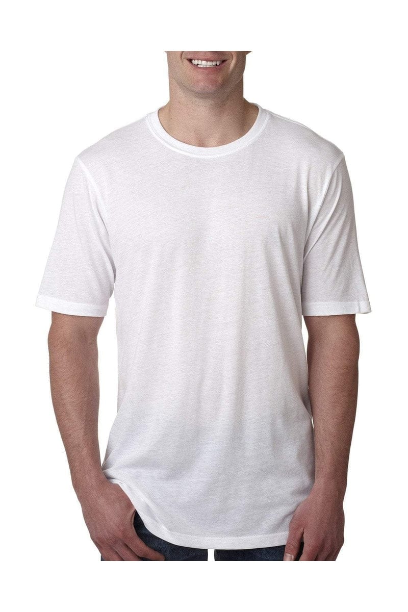 Next Level 6200: Unisex Poly/Cotton Crew T-Shirt in 