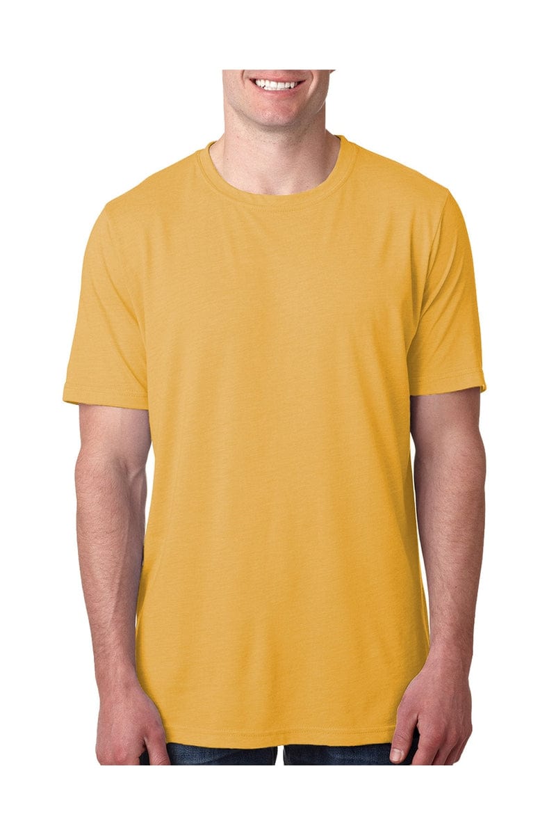 Next Level 6200: Unisex Poly/Cotton Crew T-Shirt in Antique Gold