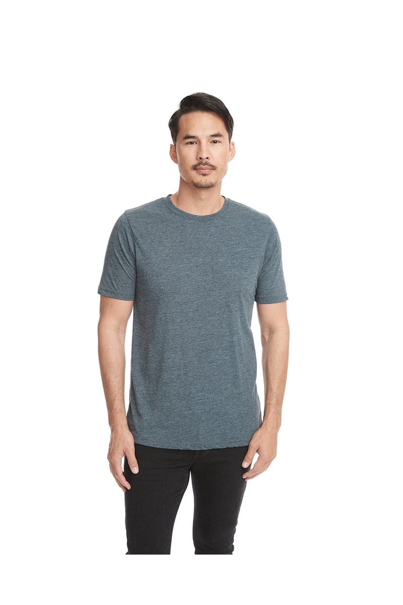 Next Level 6200: Unisex Poly/Cotton Crew T-Shirt in Indigo