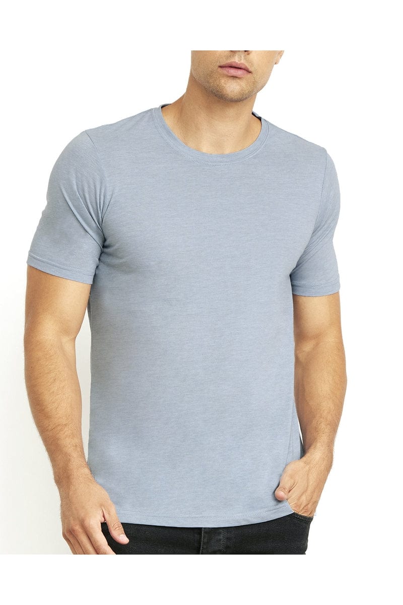 Next Level 6200: Unisex Poly/Cotton Crew T-Shirt in Stonewash Denim