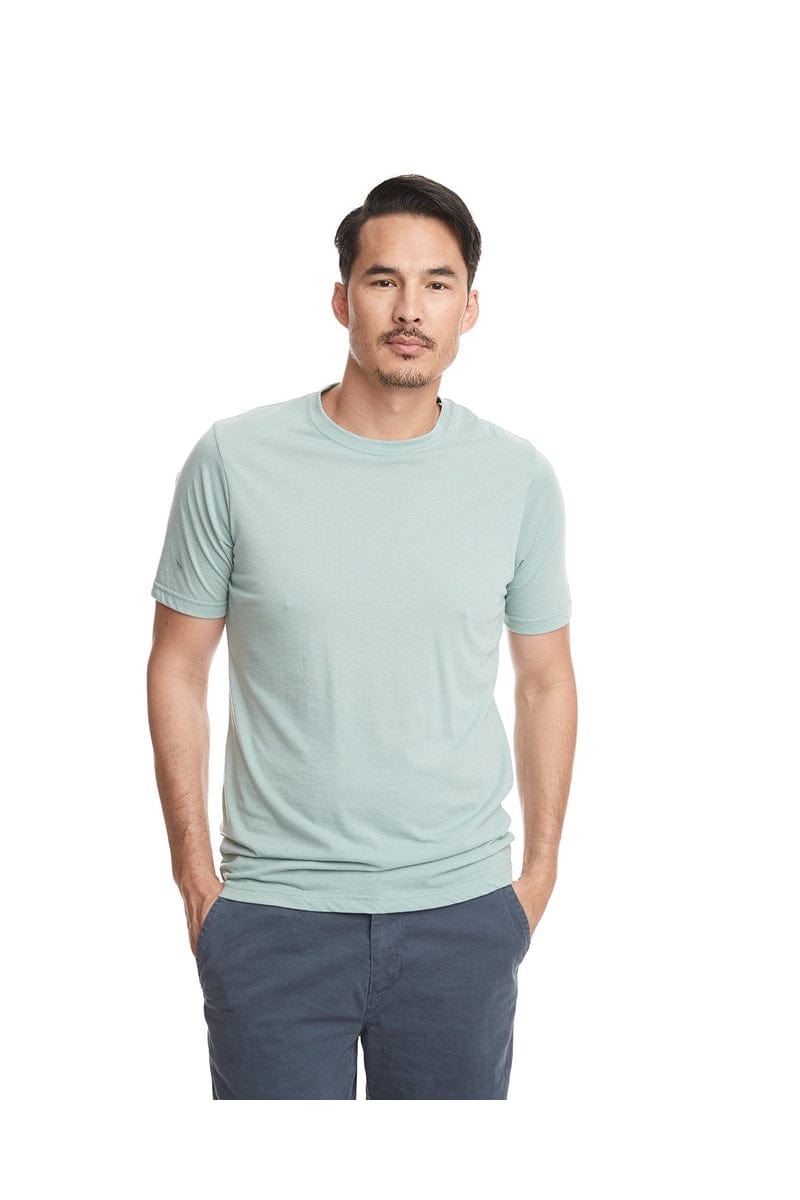 Next Level 6200: Unisex Poly/Cotton Crew T-Shirt in Stonewash Green